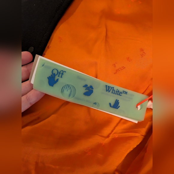 W/tags Deep Meditation off-white varsity jacket - Picture 14 of 15